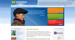 Desktop Screenshot of fundacjabociekocham.pl